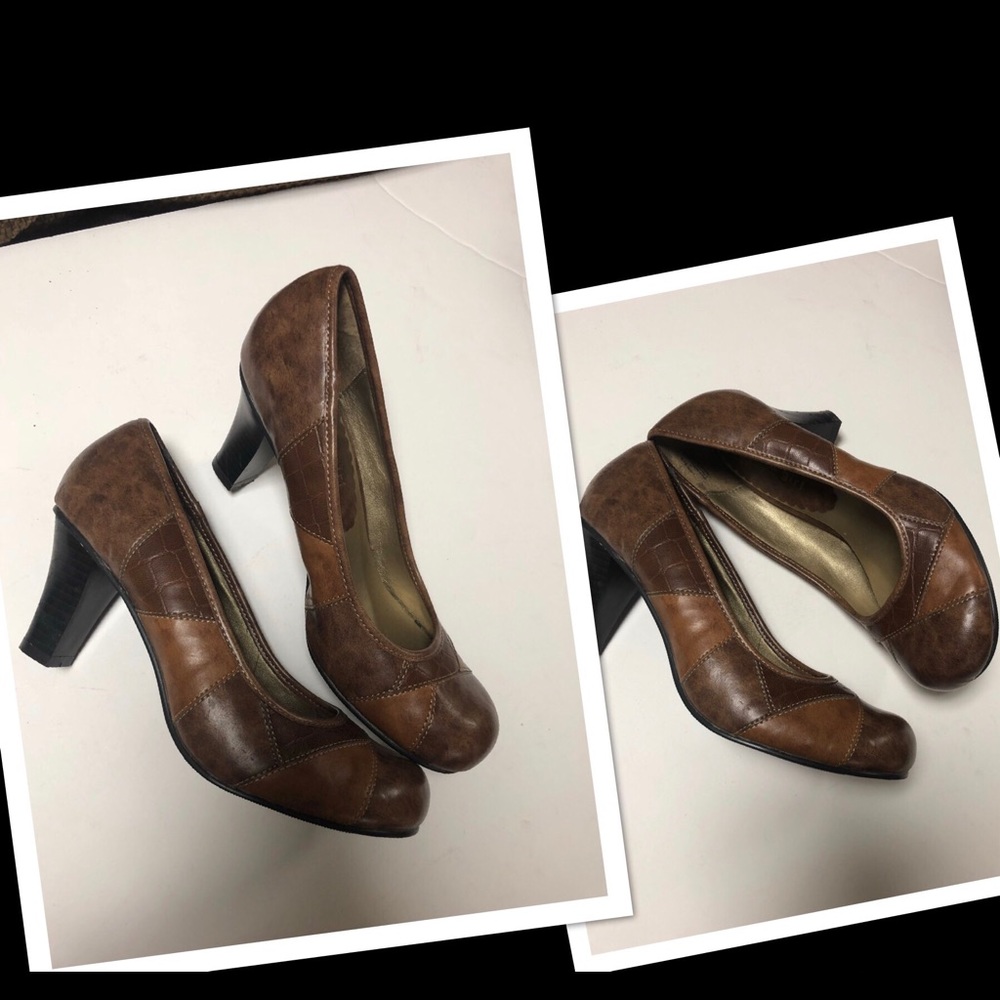 Steve Madden Girl Brown retro pump “ dancer” size6